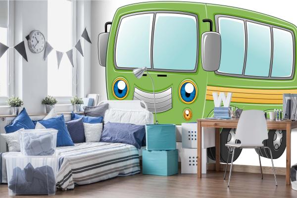Kinder-Fototapete MS-5-1420 im Raum – kreative Wandgestaltung mit lebendigem XXL-Motiv für Kinderzimmer