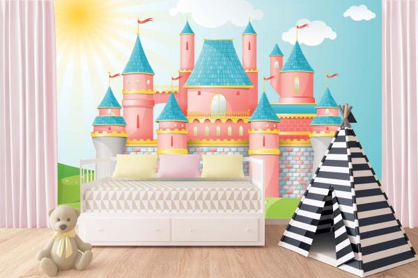 Kinder-Fototapete MS-5-1427 im Raum – kreative Wandgestaltung mit lebendigem XXL-Motiv für Kinderzimmer