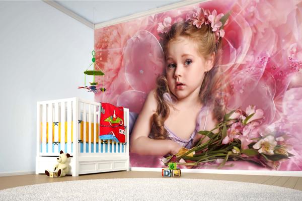 Kinder-Fototapete MS-5-1451 im Raum – kreative Wandgestaltung mit lebendigem XXL-Motiv für Kinderzimmer
