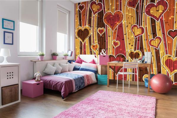 Kinder-Fototapete MS-5-1457 im Raum – kreative Wandgestaltung mit lebendigem XXL-Motiv für Kinderzimmer
