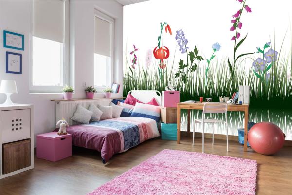 Kinder-Fototapete MS-5-1459 im Raum – kreative Wandgestaltung mit lebendigem XXL-Motiv für Kinderzimmer