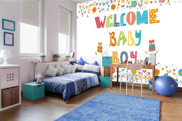 Kinder-Fototapete MS-5-1470 im Raum – kreative Wandgestaltung mit lebendigem XXL-Motiv für Kinderzimmer