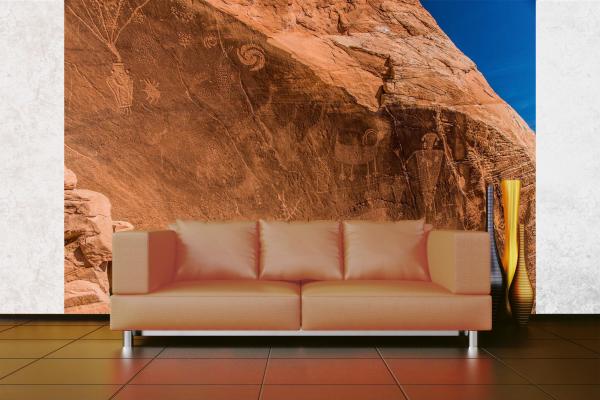 Berge-Fototapete MS-5-1620 in modernem Wohnraum – imposante Landschaft, räumliche Tiefe, stilvolle Wandgestaltung mit Naturakzen
