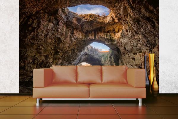Berge-Fototapete MS-5-1662 in modernem Wohnraum – imposante Landschaft, räumliche Tiefe, stilvolle Wandgestaltung mit Naturakzen