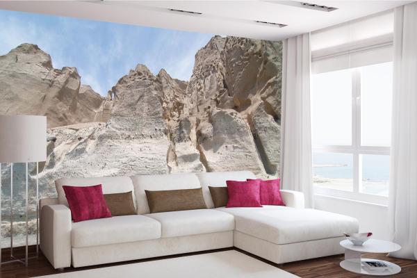 Berge-Fototapete MS-5-1706 in modernem Wohnraum – imposante Landschaft, räumliche Tiefe, stilvolle Wandgestaltung mit Naturakzen