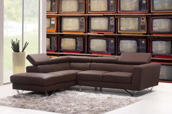 MS-5-2161 als Wandtapete in modernem Interieur; Retro-Design mit räumlicher Tiefe und Vintage-Charme