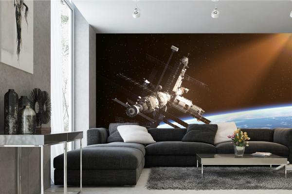 Vlies-Fototapete MS-5-2243 – Himmelsmotiv im Wohnraum – stilvolle Wandgestaltung mit räumlicher Tiefe