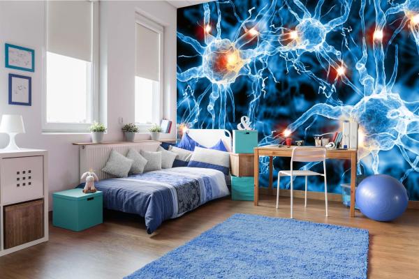 Vlies-Fototapete MS-5-2294 – Himmelsmotiv im Wohnraum – stilvolle Wandgestaltung mit räumlicher Tiefe