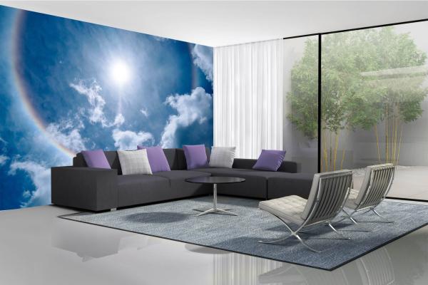 Vlies-Fototapete MS-5-2311 – Himmelsmotiv im Wohnraum – stilvolle Wandgestaltung mit räumlicher Tiefe
