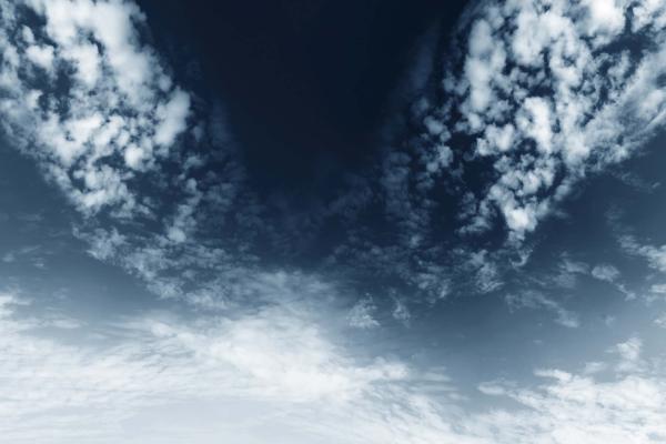 Vlies-Fototapete MS-5-2319 – Draufsicht des Himmelsmotivs in XXL – Format 375 × 250 cm