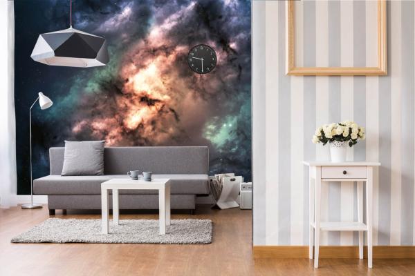Vlies-Fototapete MS-5-2322 – Himmelsmotiv im Wohnraum – stilvolle Wandgestaltung mit räumlicher Tiefe