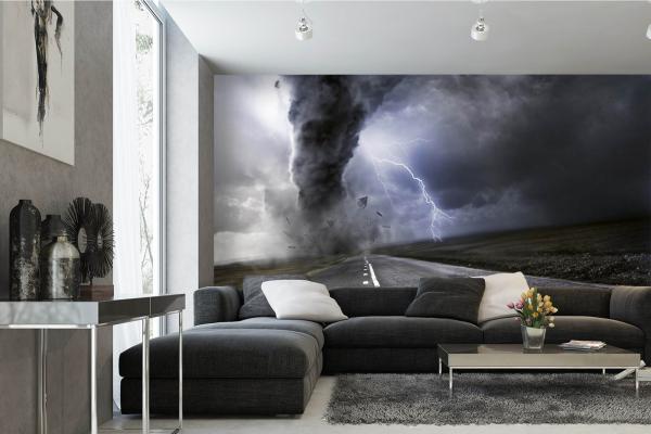 Vlies-Fototapete MS-5-2329 – Himmelsmotiv im Wohnraum – stilvolle Wandgestaltung mit räumlicher Tiefe