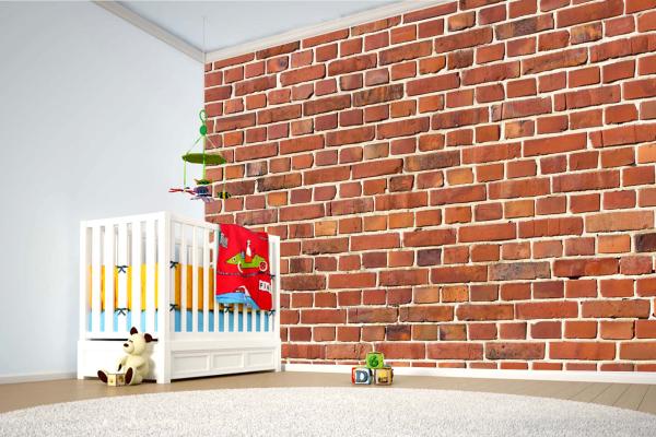Wohnraum mit Vlies-Fototapete MS-5-2691 – rustikale Holzoptik als stilvolle Wandgestaltung