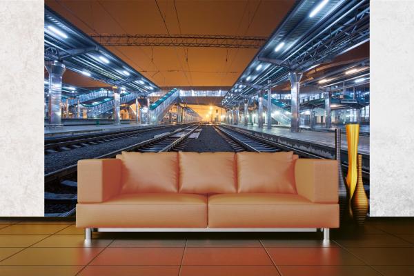 „Raumansicht mit Vlies-Fototapete MS-5-2860 – modernes, vielseitiges Motiv als Wandgestaltung in Wohn- oder Arbeitsbereich“