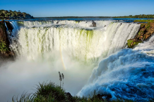 Detailansicht der Vlies-Fototapete MS-5-3199 mit Wasserfall-Motiv in XXL