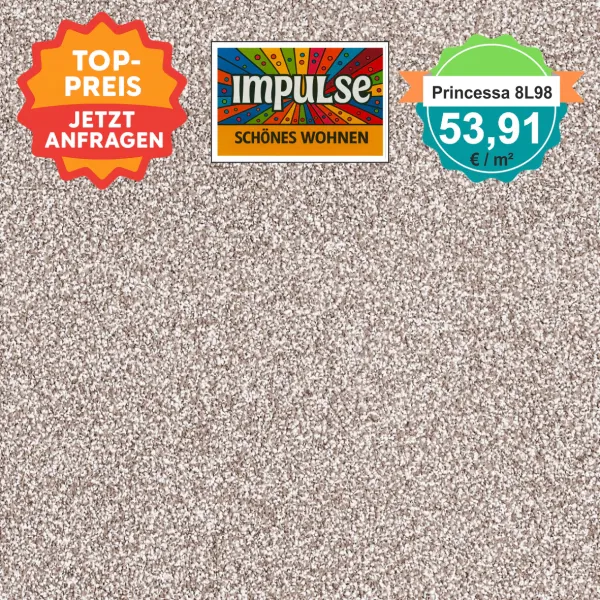 Vorwerk Teppichboden PRINCESSA 8L98 flora – eleganter Bodenbelag mit natürlicher Farbnote