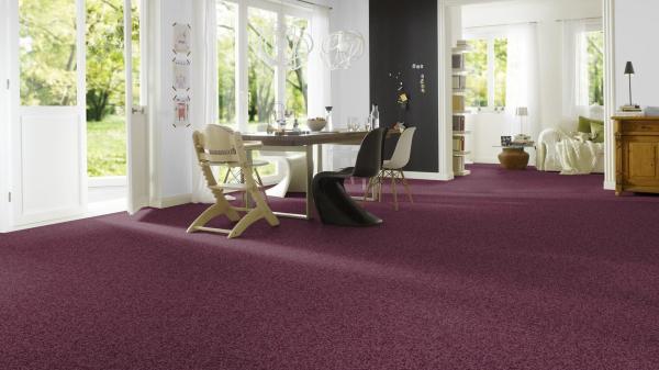 Vorwerk Rondo 1P13 Teppichboden im Raum – wohnliche Atmosphäre und dezente Eleganz