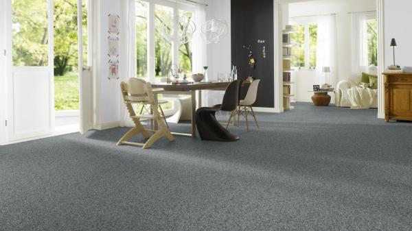 Vorwerk Rondo 5Y88 Teppichboden im Raum – wohnliche Atmosphäre und dezente Eleganz