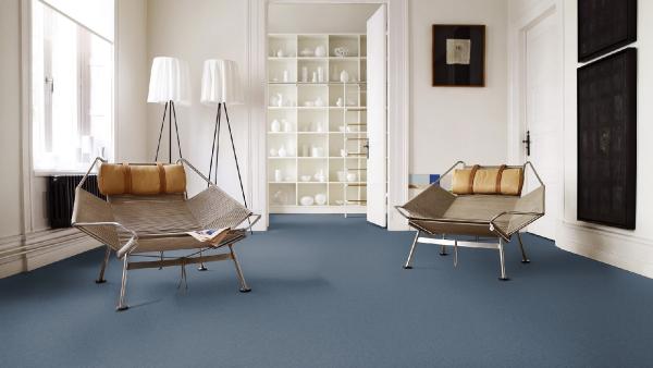 Raumansicht Vorwerk Rustica Teppichboden in 400 oder 500 cm Breite