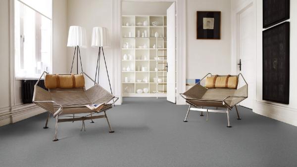 Raumansicht Vorwerk Rustica Teppichboden in 400 oder 500 cm Breite