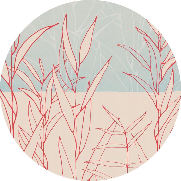Fototapete - Sticker selbstklebend auf Vlies D1-078 - Ø 125 cm - versandkostenfrei