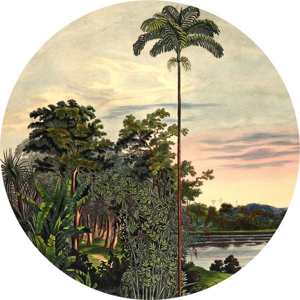 Fototapete - Sticker selbstklebend auf Vlies D1-094 - Ø 125 cm - versandkostenfrei