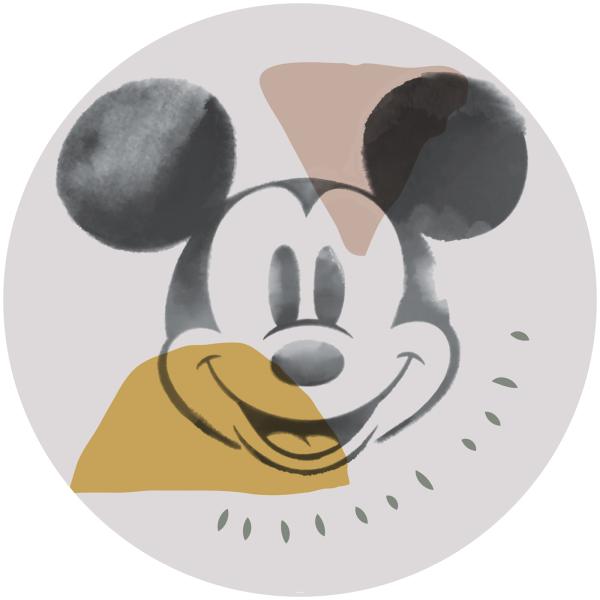 Fototapete - Sticker selbstklebend auf Vlies DD1-039 - Ø 125 cm - versandkostenfrei