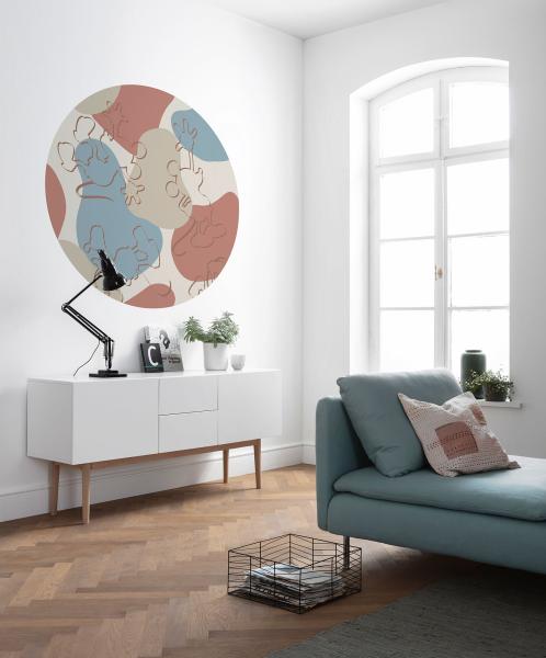 Fototapete - Sticker selbstklebend auf Vlies DD1-072 - Ø 125 cm - versandkostenfrei