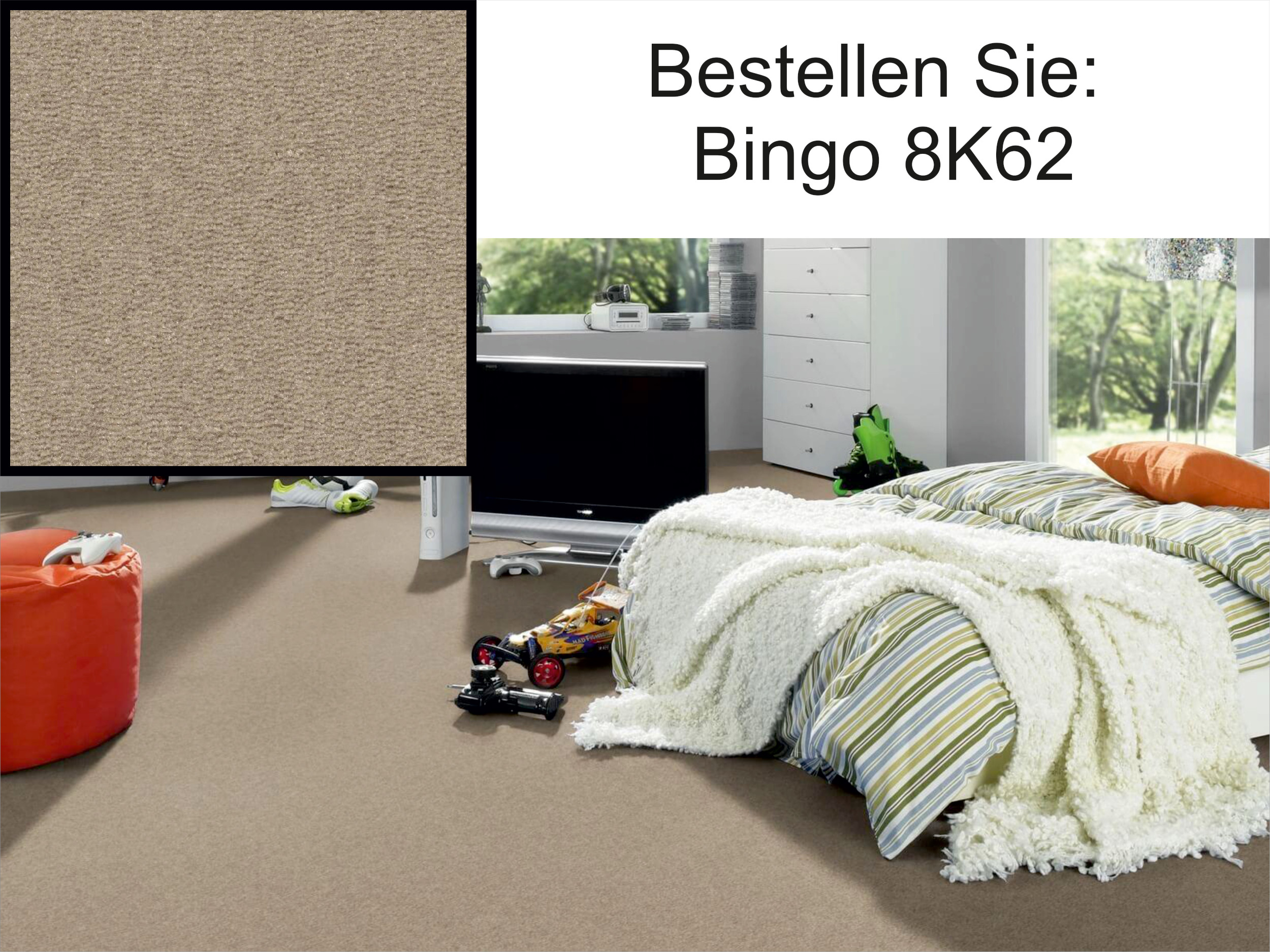 Vorwerk Bingo 8K62 – dezentes Taupe mit klangvoller Präsenz